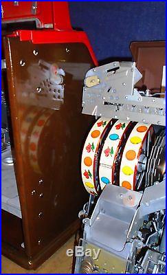Jennings 25-cent DIXIE BELLE antique slot machine, 1939