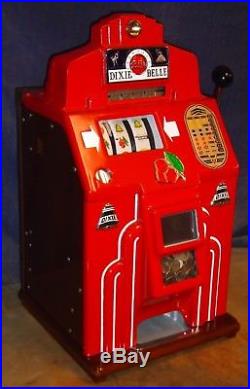 Jennings 25-cent DIXIE BELLE antique slot machine, 1941