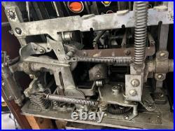 Jennings 25c Mechanical Club Chief Slot Machine Tic Tac Toe 3 Bars Rare AS-IS