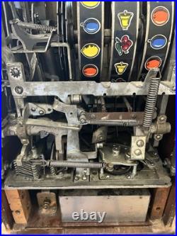 Jennings 25c Mechanical Club Chief Slot Machine Tic Tac Toe 3 Bars Rare AS-IS