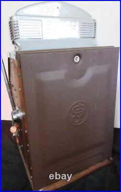 Jennings 25c Red Lite Up Sun Chief Slot Machine, New Frontier Casino