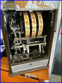 Jennings 5 Cent Dutch Boy/girl Slot Machine Restored Original