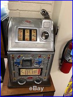 Jennings 5 Cent Dutch Boy/girl Slot Machine Restored Original