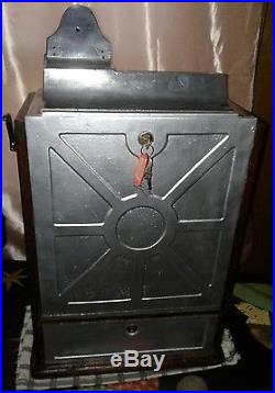 Jennings 5 Cent Today Vendor Antique Slot Machine Coin Operated