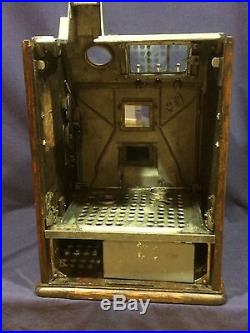 Jennings 50-cent PEACOCK antique slot machine, 1930s