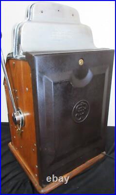 Jennings 50c CAL-NEVA Club Chief Red Lite Up Slot Machine circa 1940's