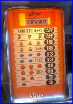 Jennings 5c Amber Lite Up Baby Bandit Slot Machine Hotel Showboat circa 1950's