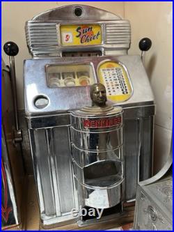 Jennings 5c Sun Chief Tic-Tac-Toe Slot Machine, circa 1940