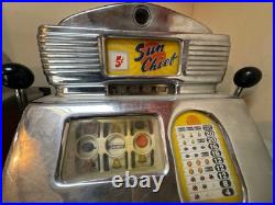 Jennings 5c Sun Chief Tic-Tac-Toe Slot Machine, circa 1940
