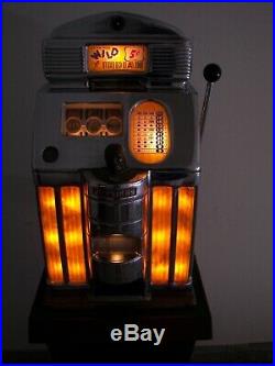 Jennings Buckaroo Lake Tahoe Reno Casino Antique Slot Machine Sun Chief
