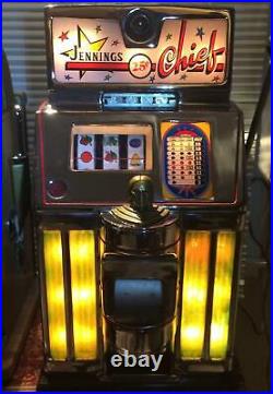 Jennings Chief Light-Up Slot Machine