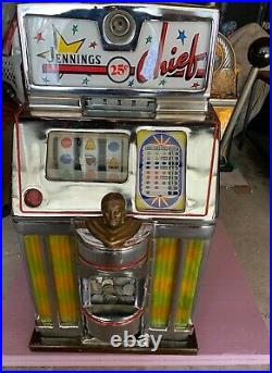 Jennings Chief Light-Up Slot Machine