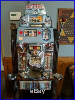Jennings Dollar Prospector Console Slot-Machine SOOO NICE wrks nice NEVADA CLUB