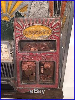 Jennings Little Duke One Cent Arcade Slot Machine