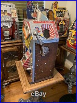Jennings Little Duke Slot Machine One Cent Penny Gum Vendor