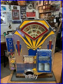 Jennings Little Duke antique 1 Cent Slot machine. Rare Find Great Condition