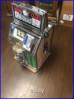 Jennings Nevada Club Light Up Governor 5 Cent Slot Machine Restored