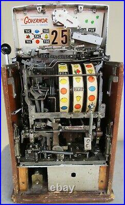 Jennings Penny Governor Slot Machine Circa 1940's