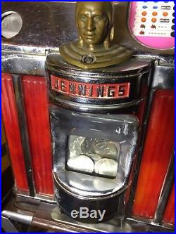 Jennings Silver Dollar Light up slot machine
