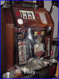 Jennings Silver Dollar Prospector Console Slot-Machine / Top Condition