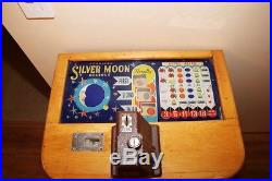 Jennings Silver Moon 5 Cent Slot Machine 1940's