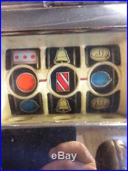 Jennings Slot Machine Bingo Bell 1Pull 5 Cents 27.25 H