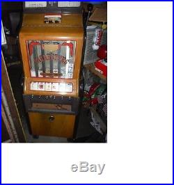 Jennings Slot Machine Vintage 1937 Antique 5-Cent Cigarette Dispenser Antique