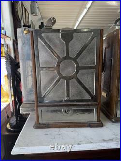 Jennings Slot Machine with Side Mint Vendor Circa 1930's 5 Cent