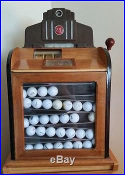 Jennings Sportsman Golf Ball Slot Machine Excellent Condition