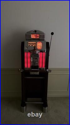 Jennings Sun Chief Slot Machine fully functional some reproduction parts