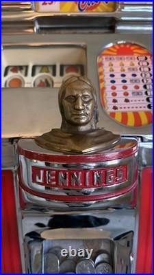 Jennings Sun Chief Slot Machine fully functional some reproduction parts