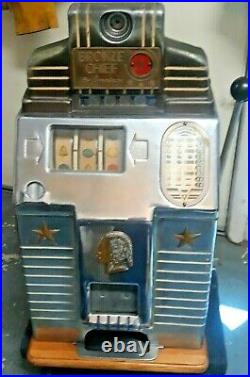 Jennings slot machine Bronze Chief Vintage, Antique, works great early 40s