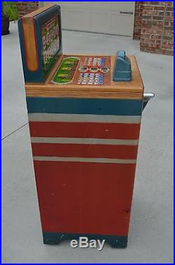 Jumbo Parade Antique Slot Machine Mills circa 1940's