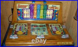 Keeney Super Bell Three Way Slot Machine