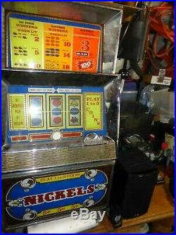 LOT OF 3 Vintage Bally token slot machineS