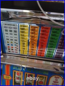 Lido De Paris 82 Slot Machine With Pull Stick Made By Ballay