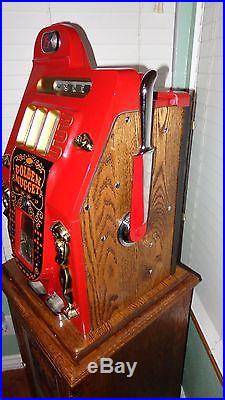 MILLS 25 CENT SLOT MACHINE EXCELLENT++ RESTORED. CASH ONLY PICK UP ONLY