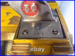 MILLS 5 cent SKYSCRAPER SILENT GOOSENECK SLOT MACHINE, c. 1930 Works Great