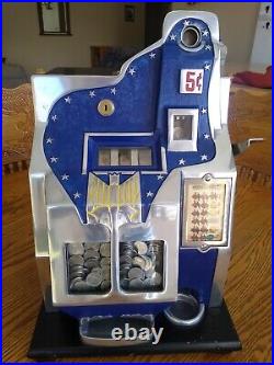 MILLS 5c QT Firebird 21 Star Slot Machine