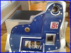 MILLS 5c QT Firebird 21 Star Slot Machine