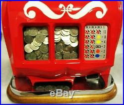 MILLS 5c QT Sweetheart Slot Machine circa 1930 fully restored