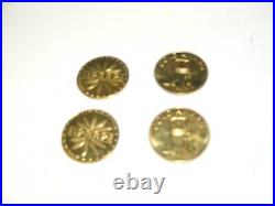 MILLS GOLD AWARD TOKENS SET of 4