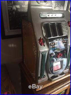 Mills Golden Falls 5 Cent Slot Machine Restored Original