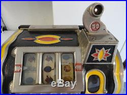 Mills Original 1932 5 Cent Lion's Head Slot Machine Great Condition