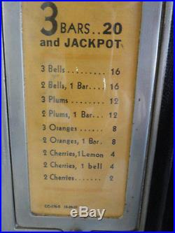 Mills Original 1932 5 Cent Lion's Head Slot Machine Great Condition