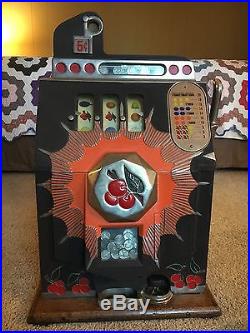 MILLS Original Bursting Cherry 5 Cent Slot Machine