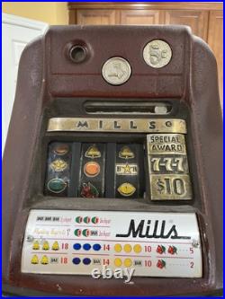 MILLS5 Cent Slot Machine 1930's