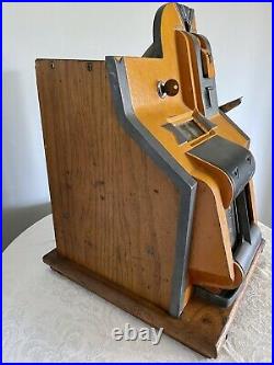 MIlls 1c QT Chevron Slot Machine 1930s Era. All Original & Working