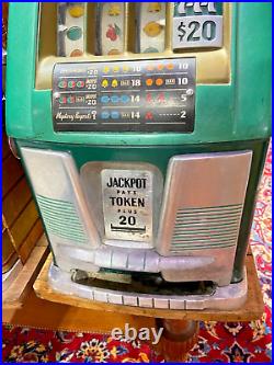 Mid 1940's Mills 10 cent High Top Slot Machine