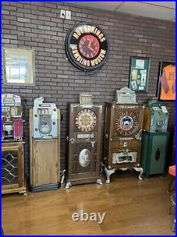 Mills $0.05 Vintage Antique Nickel Castle Front Slot Machine